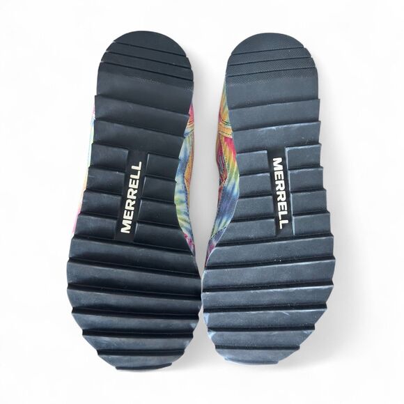 Merrell Alpine Tie Dye Rainbow Suede Sneakers Mens 8 / Women's 9.5 J002271 - Picture 10 of 11